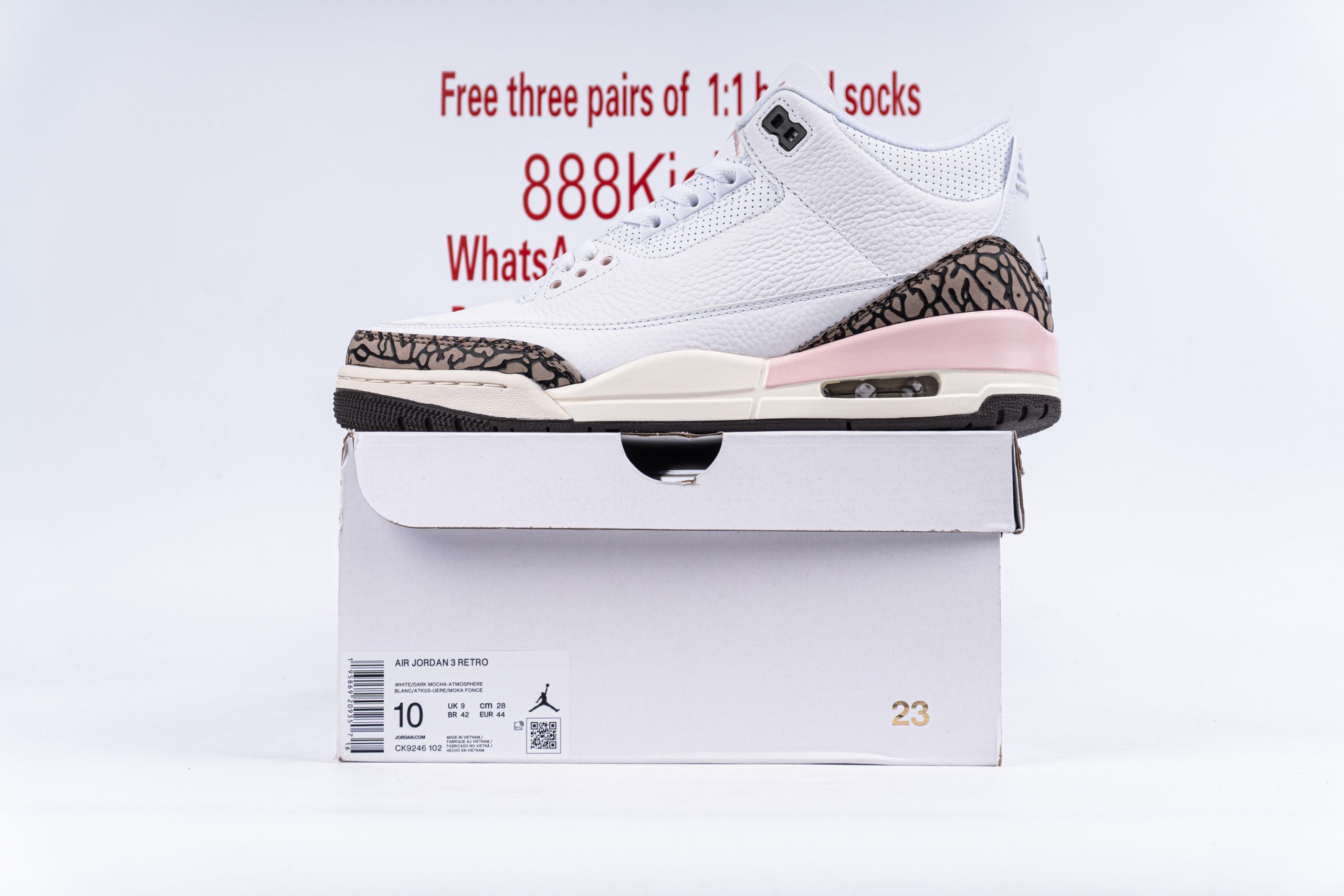 Jordan 3 Retro Neapolitan Dark Mocha
