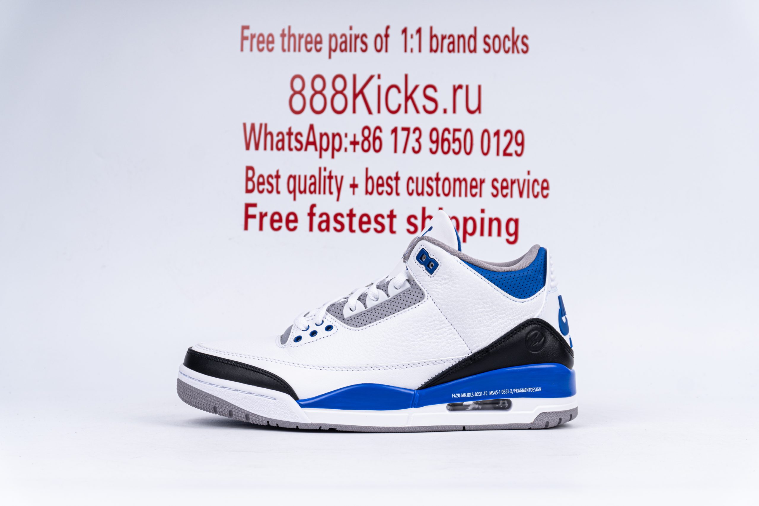 Jordan 3 Retro Fragment Blue