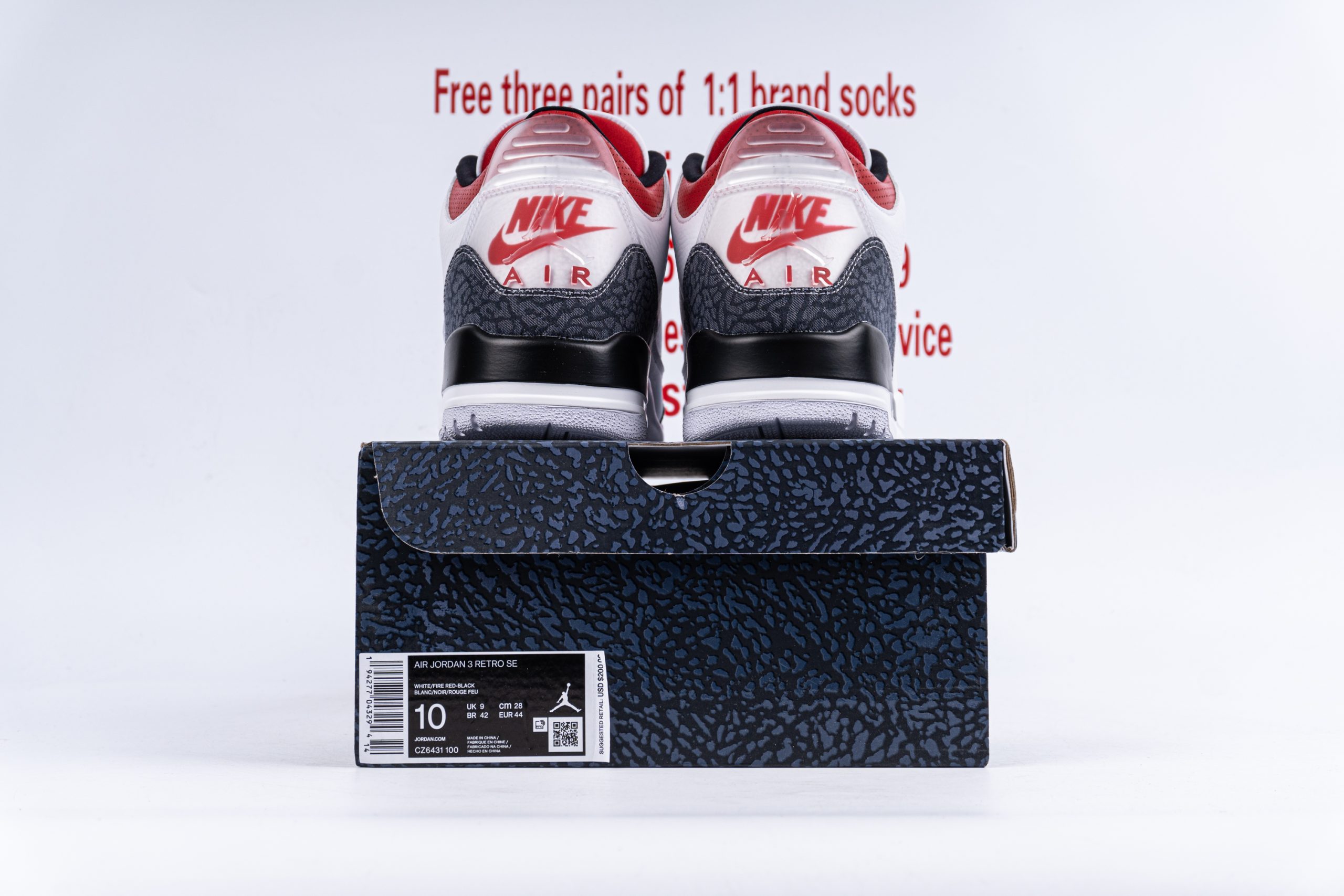 Jordan 3 Retro SE Fire Red Denim