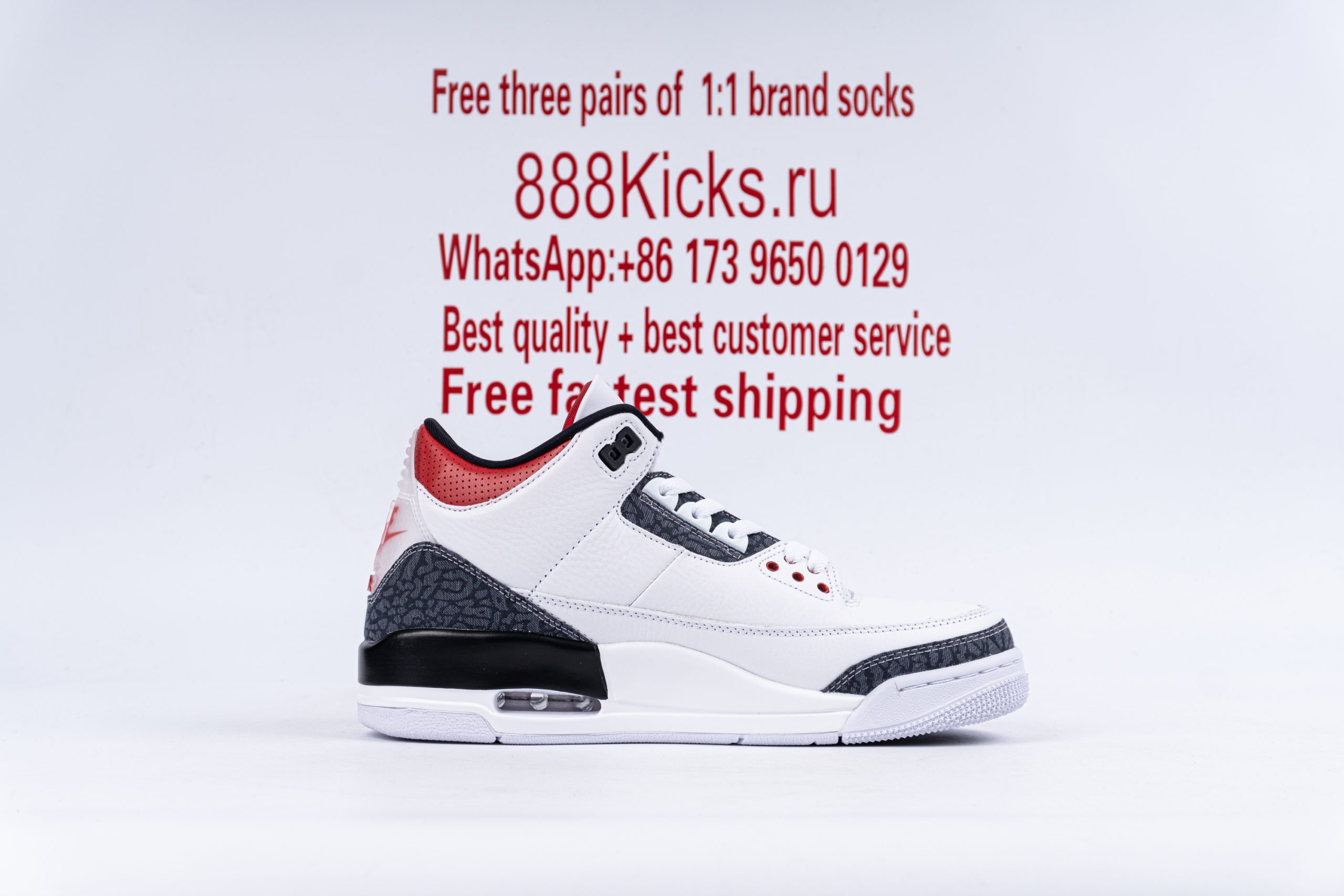 Jordan 3 Retro SE Fire Red Denim