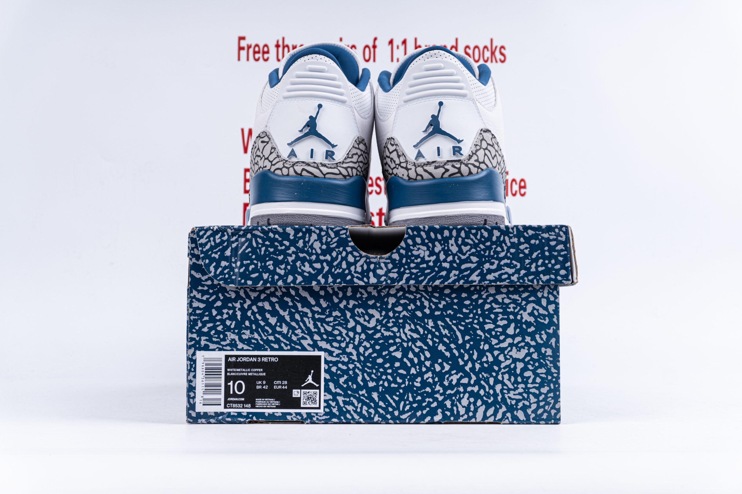 Jordan 3 Retro Wizards