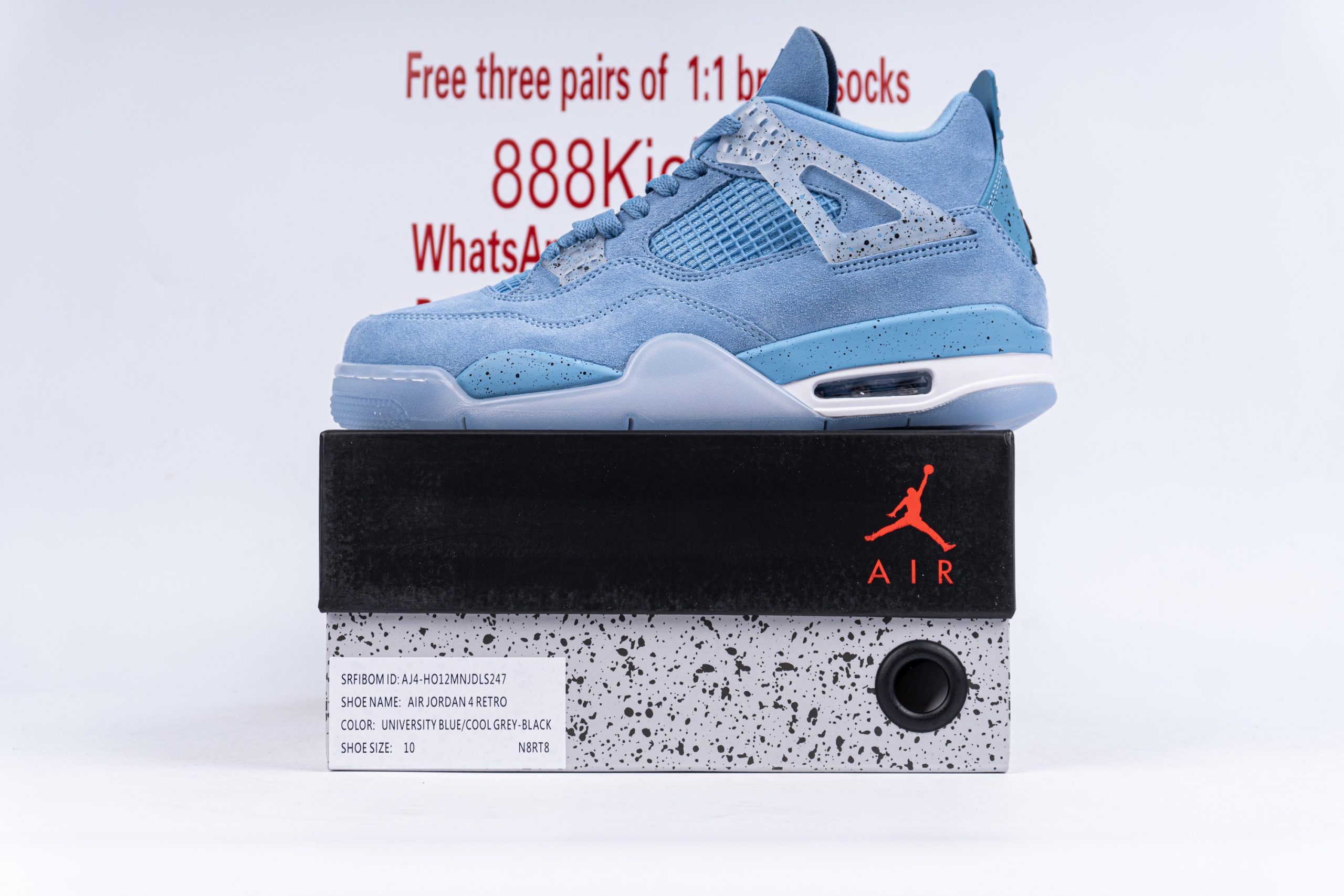 Jordan 4 Retro UNC (PE)