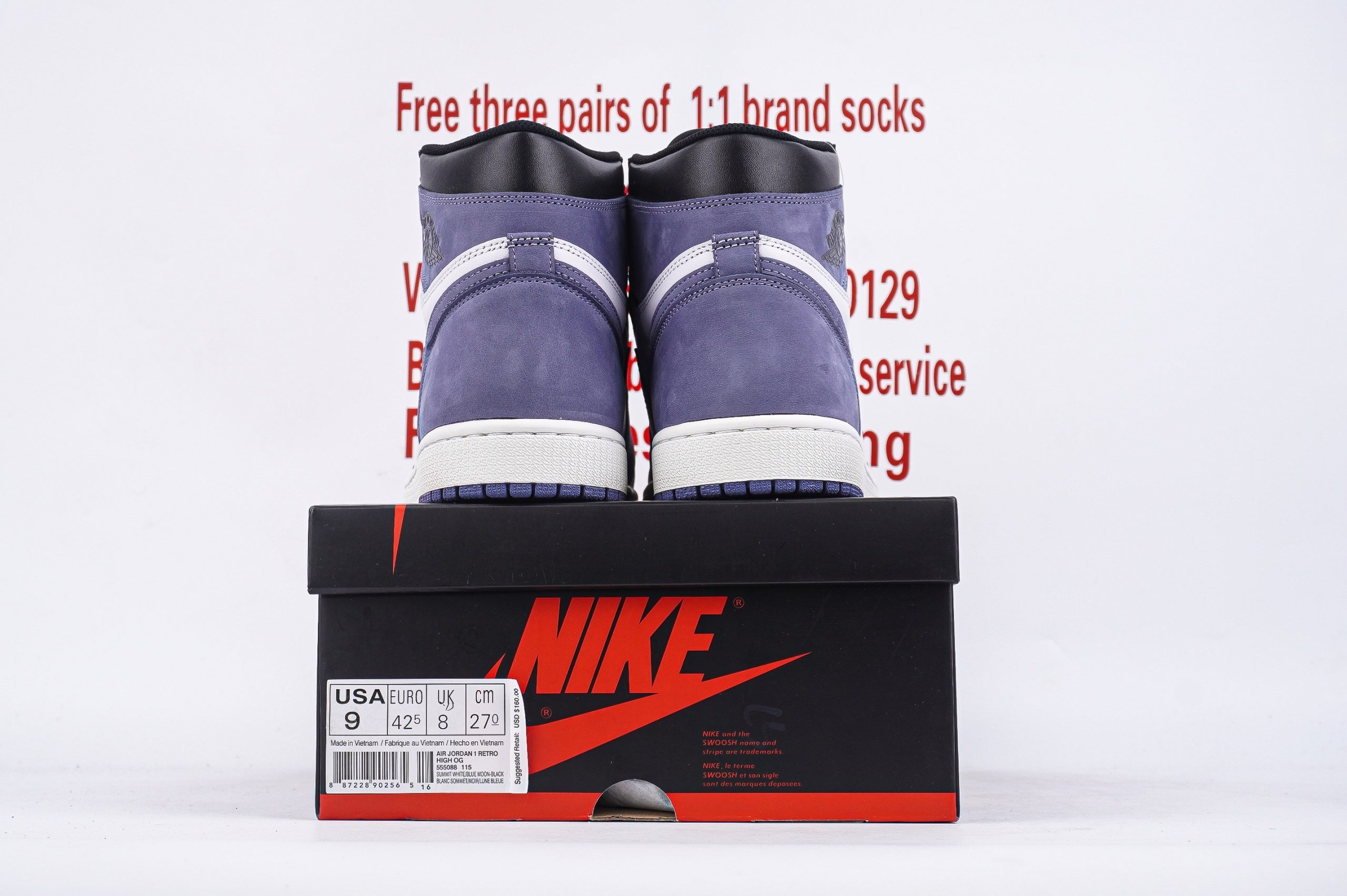Jordan 1 Retro High Blue Moon