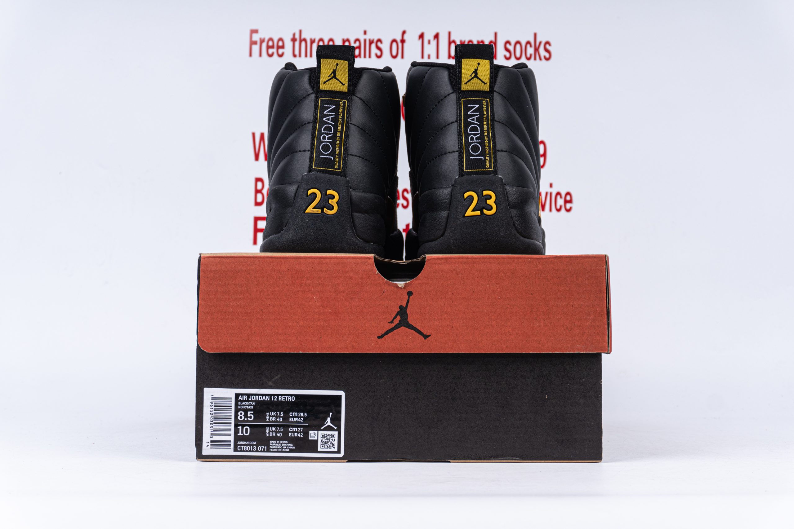 Jordan 12 Retro Black Taxi