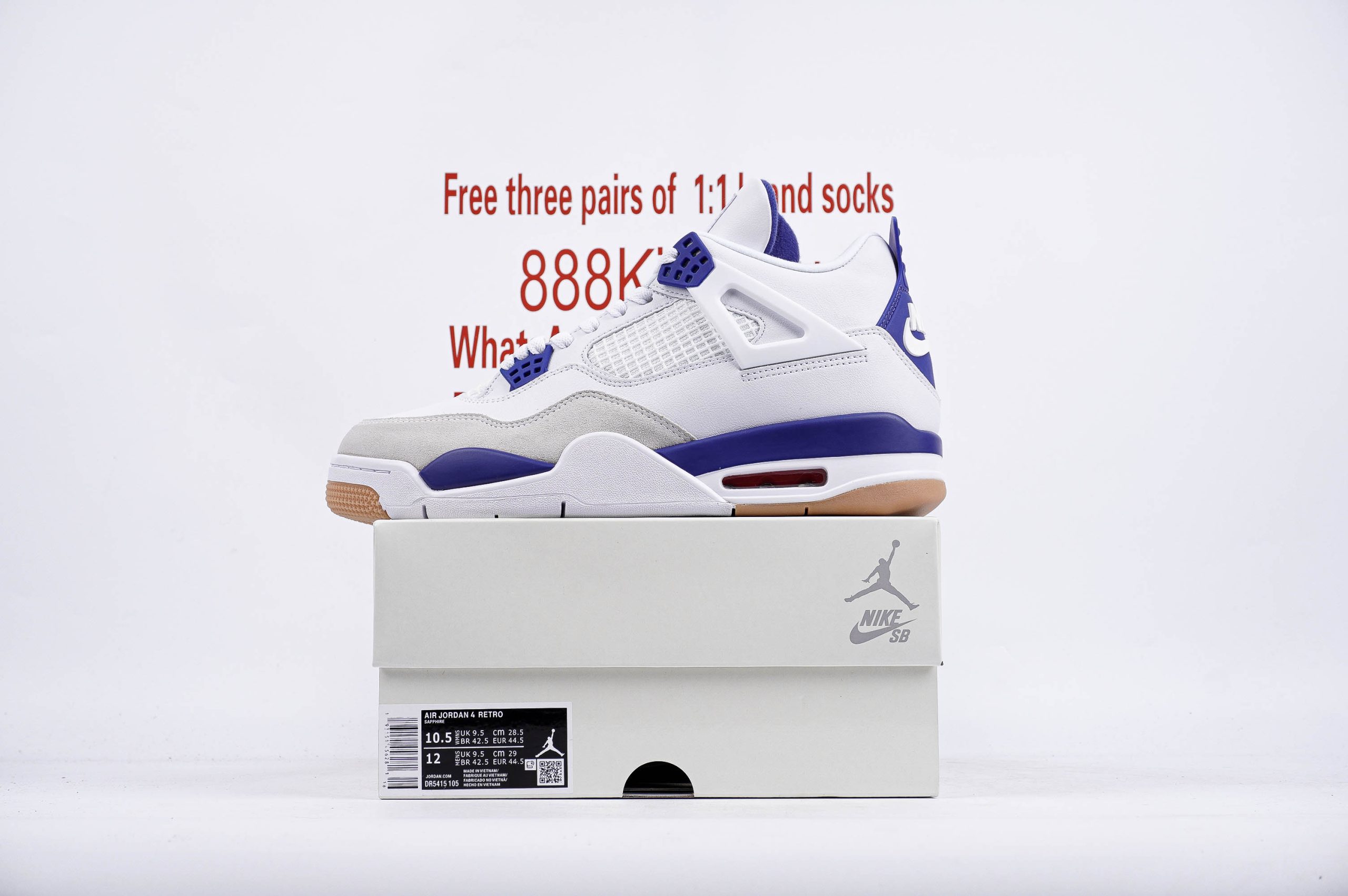 Jordan 4 Retro SB Sapphire Blue