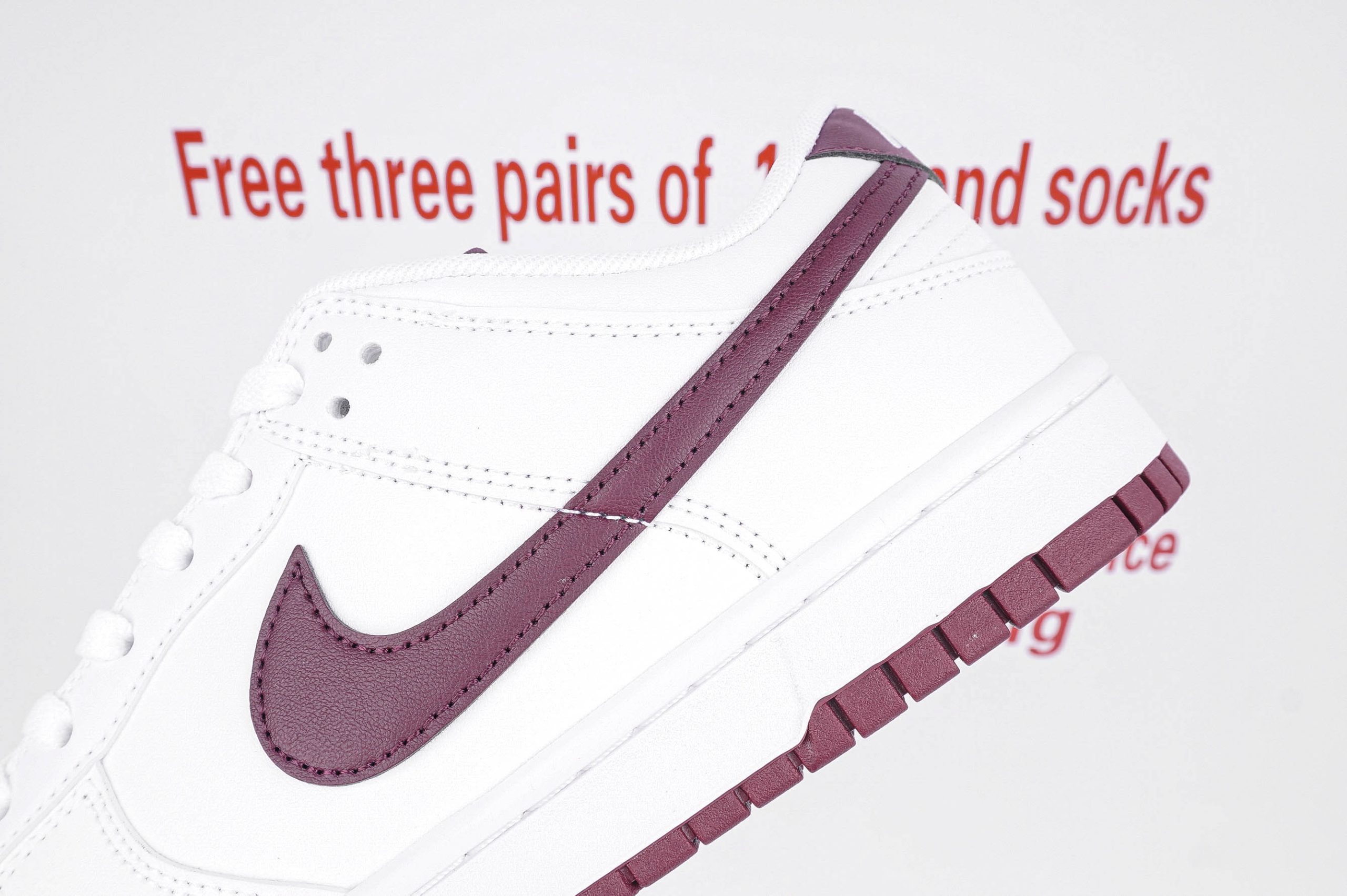 Nike Dunk Low Retro White Night Maroon