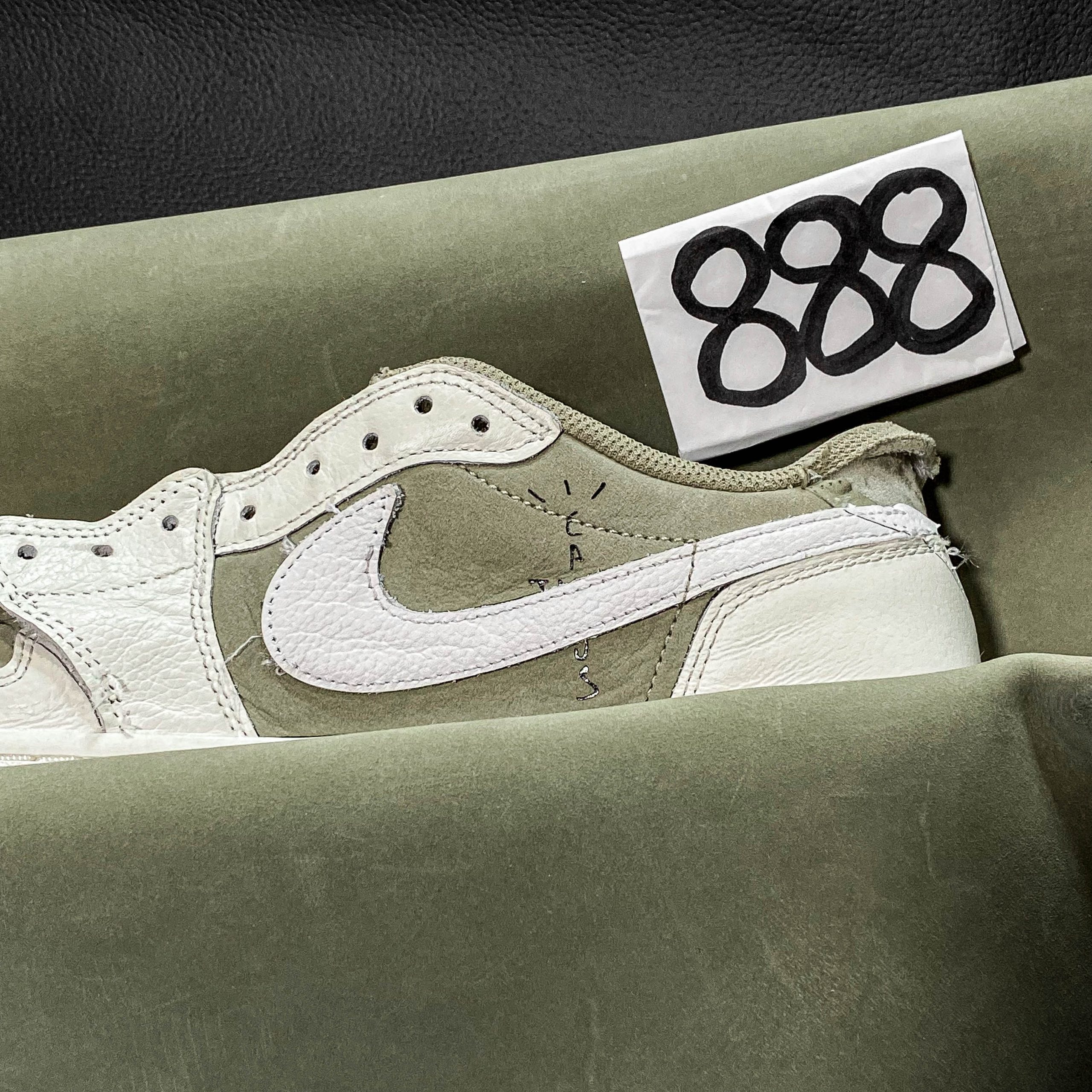 Jordan 1 Retro Low Golf Travis Scott Neutral Olive
