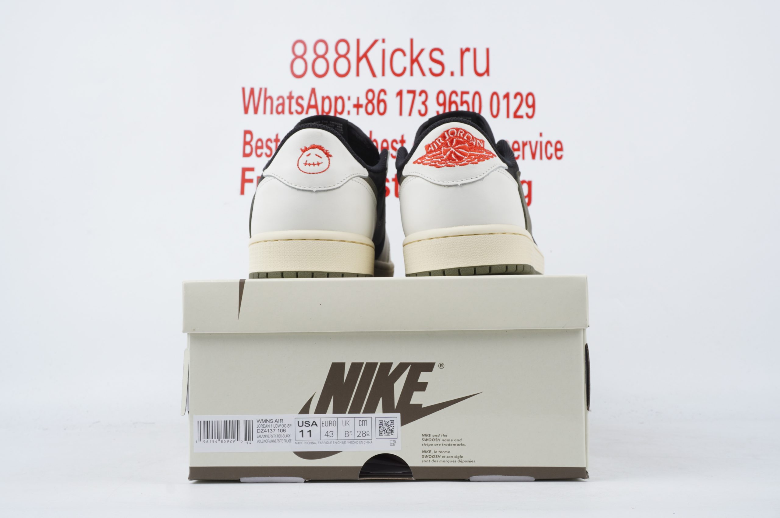 Jordan 1 Retro Low OG SP Travis Scott Olive
