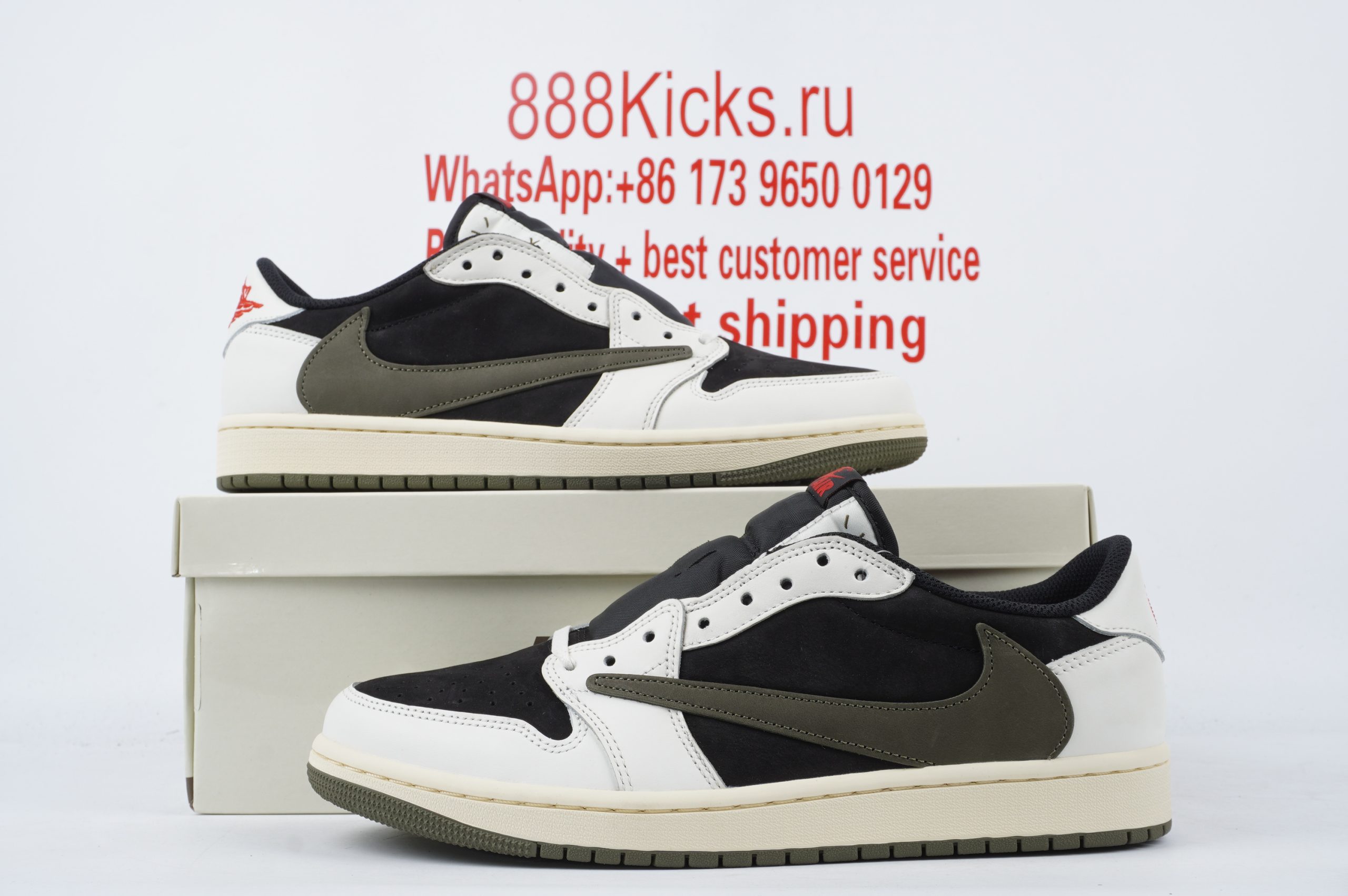 Jordan 1 Retro Low OG SP Travis Scott Olive