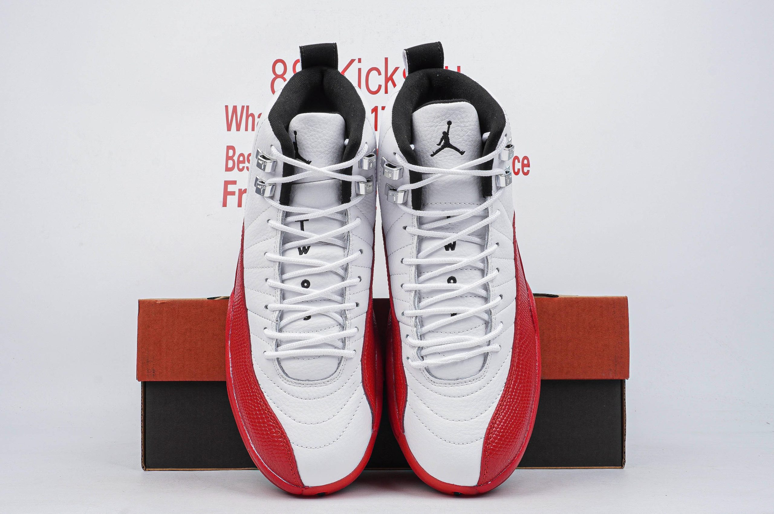 Jordan 12 Retro Cherry White Red