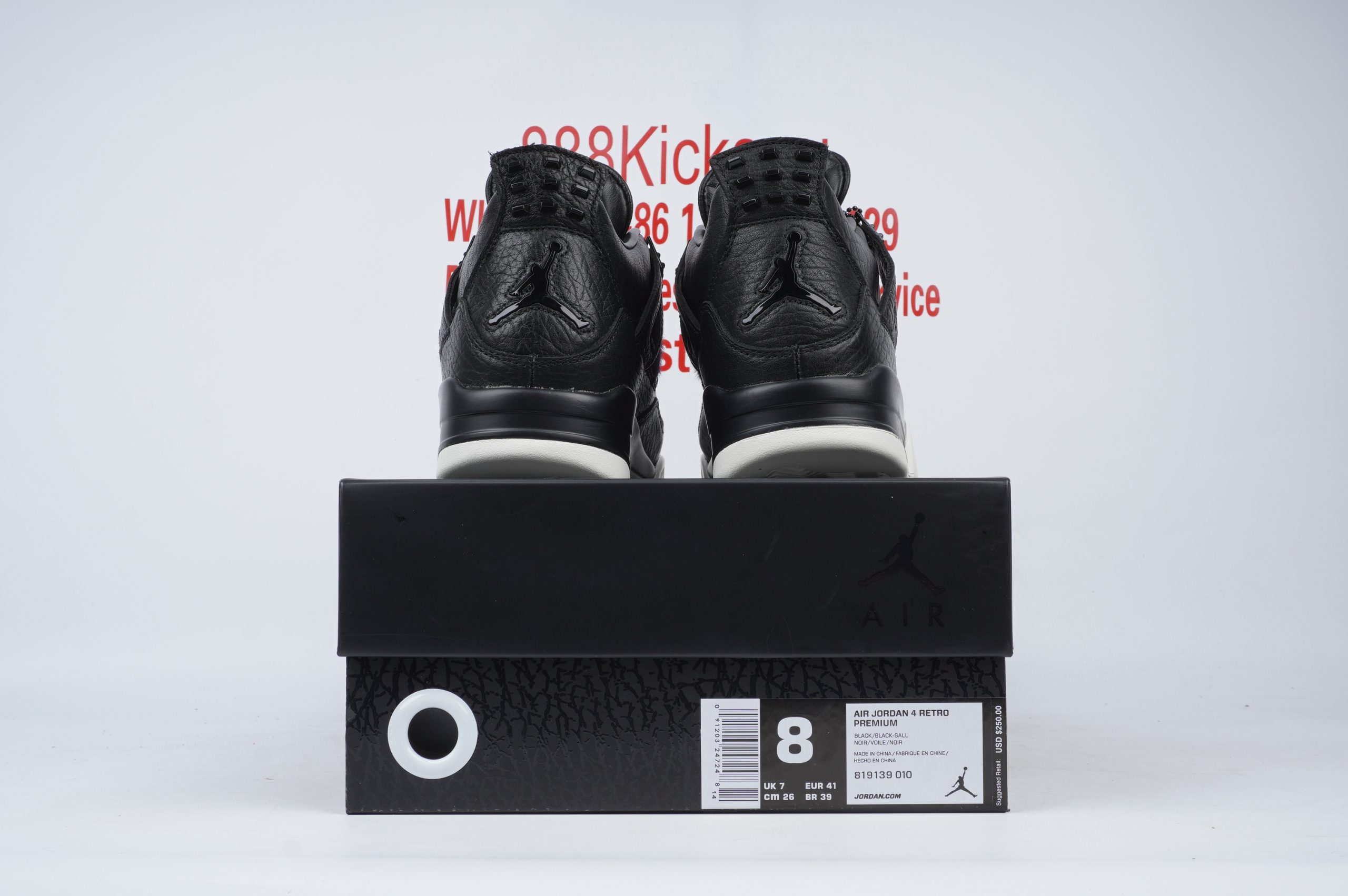 Jordan 4 Retro Pony Hair Black