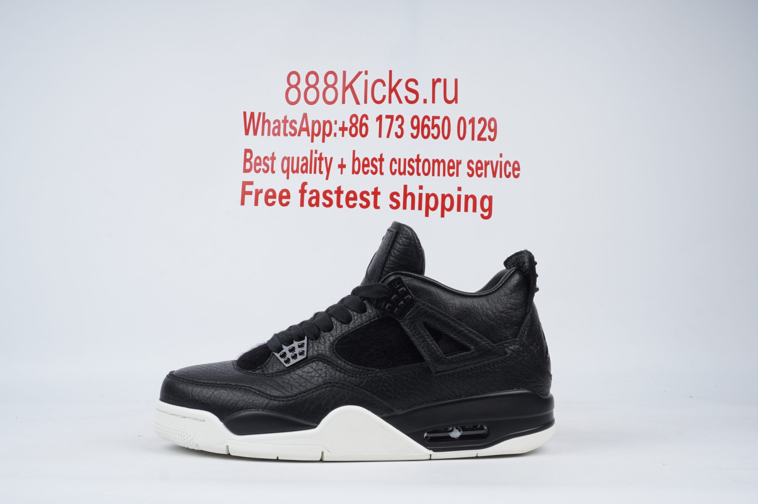 Jordan 4 Retro Pony Hair Black