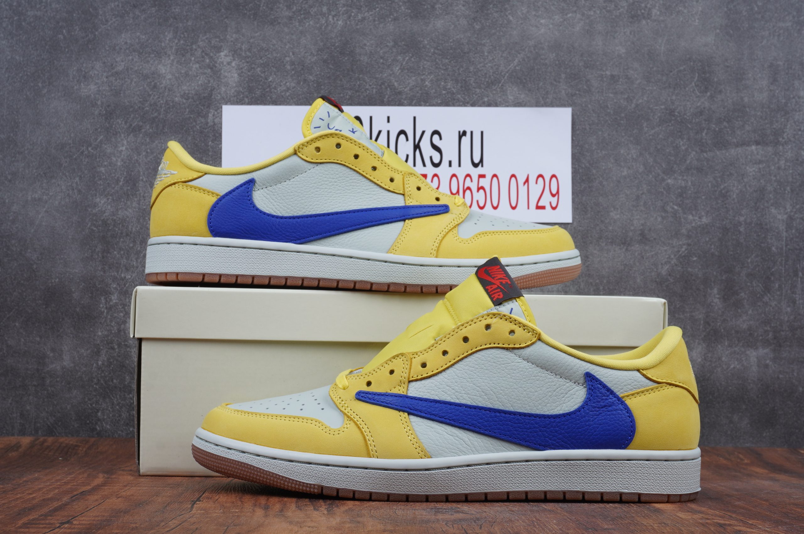 Travis Scott x Air Jordan 1 Low OG Canary DZ4137-700