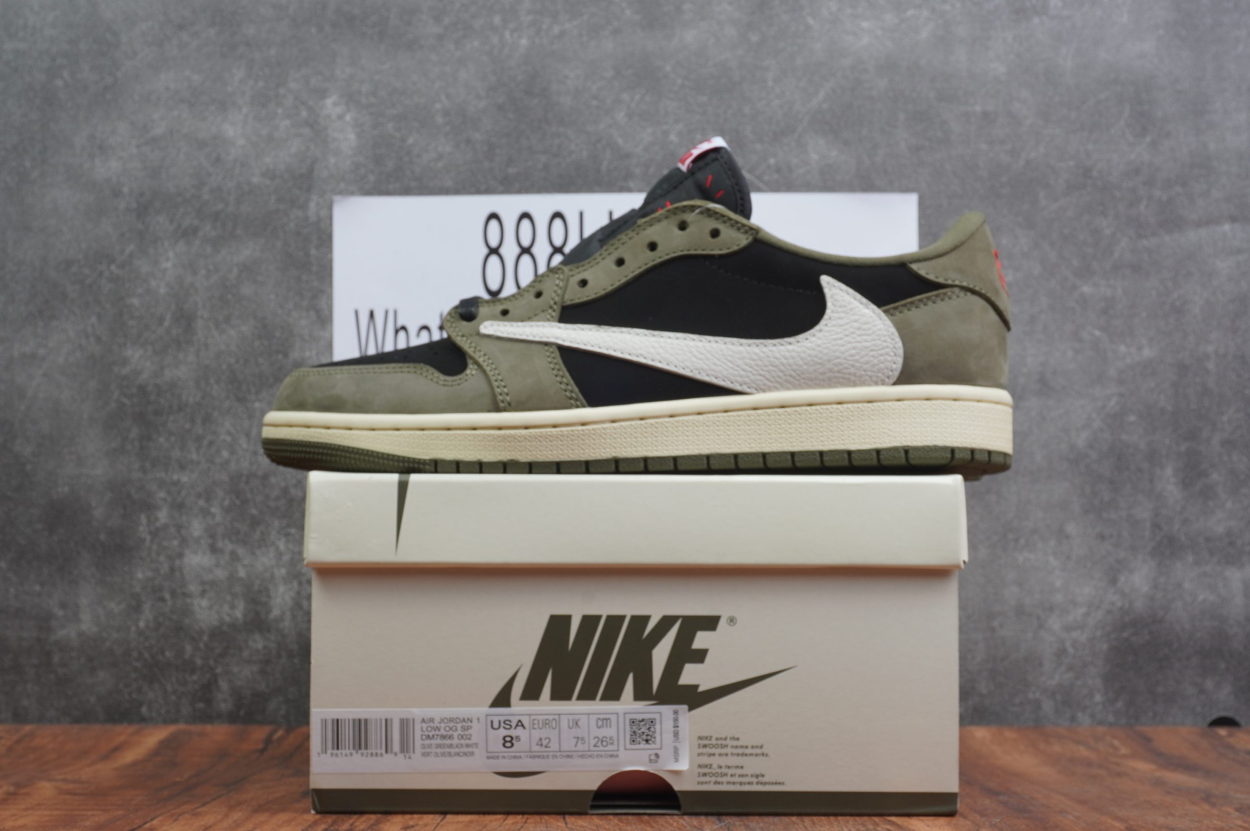 Jordan 1 Retro Low OG SP Travis Scott Black Olive