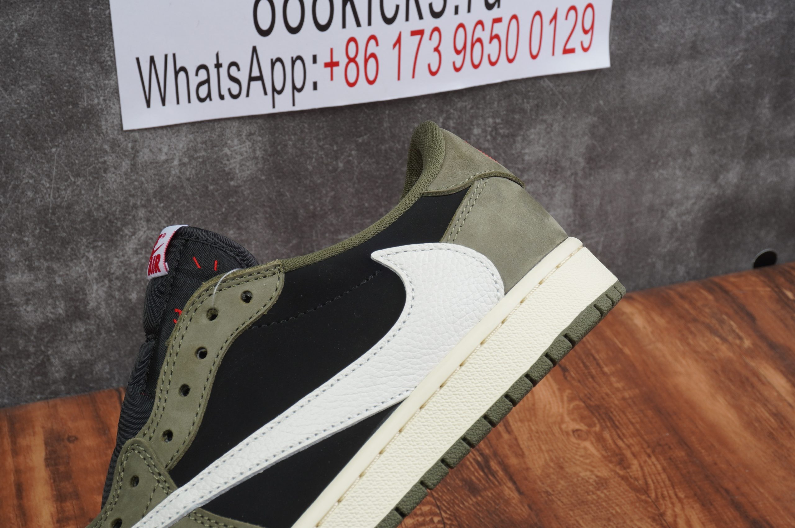 Jordan 1 Retro Low OG SP Travis Scott Black Olive