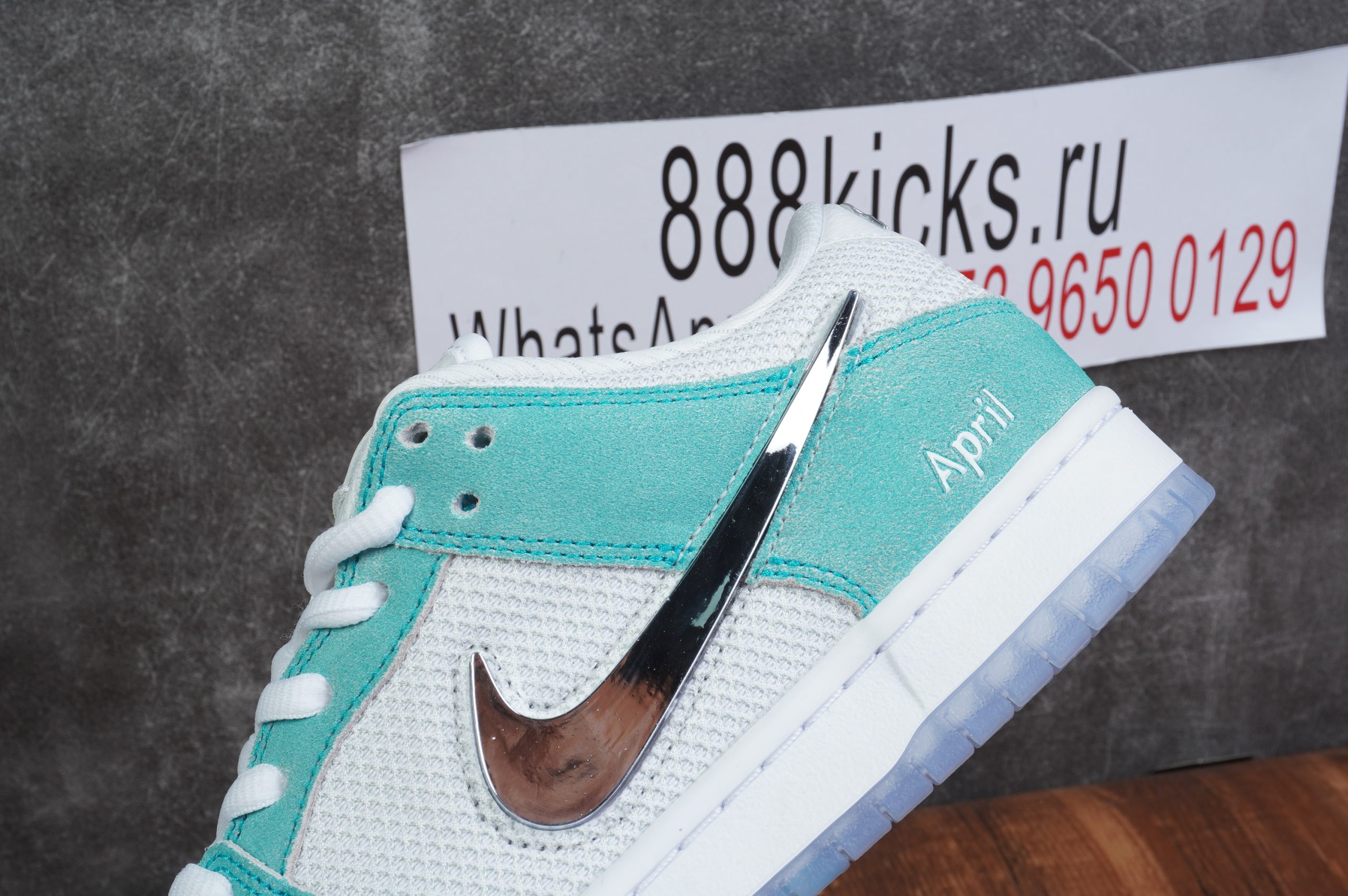 APRIL Skateboards X NIKE DUNK SB White and Multi-color