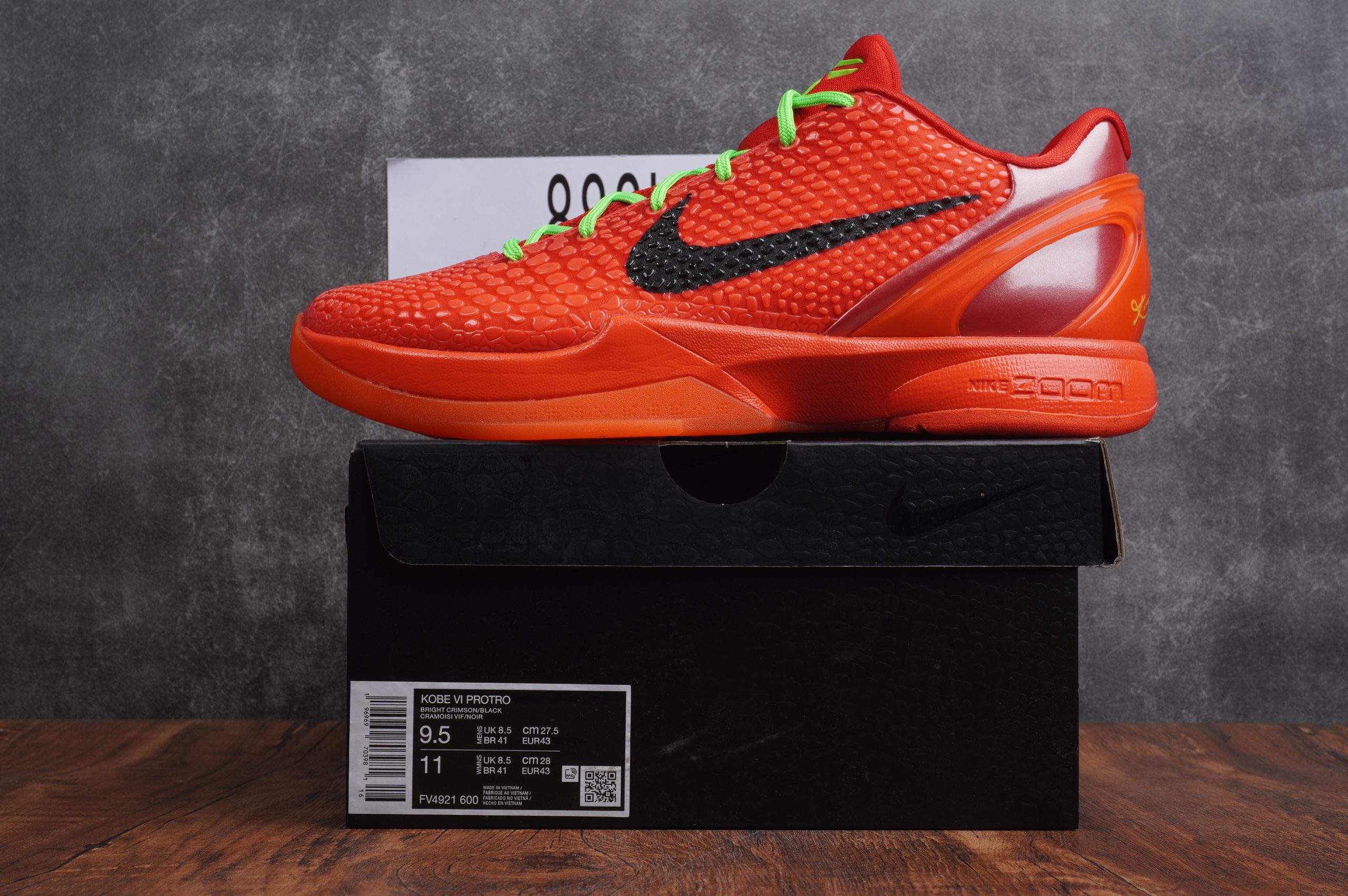 Nike Kobe 6 Protro Reverse Grinch