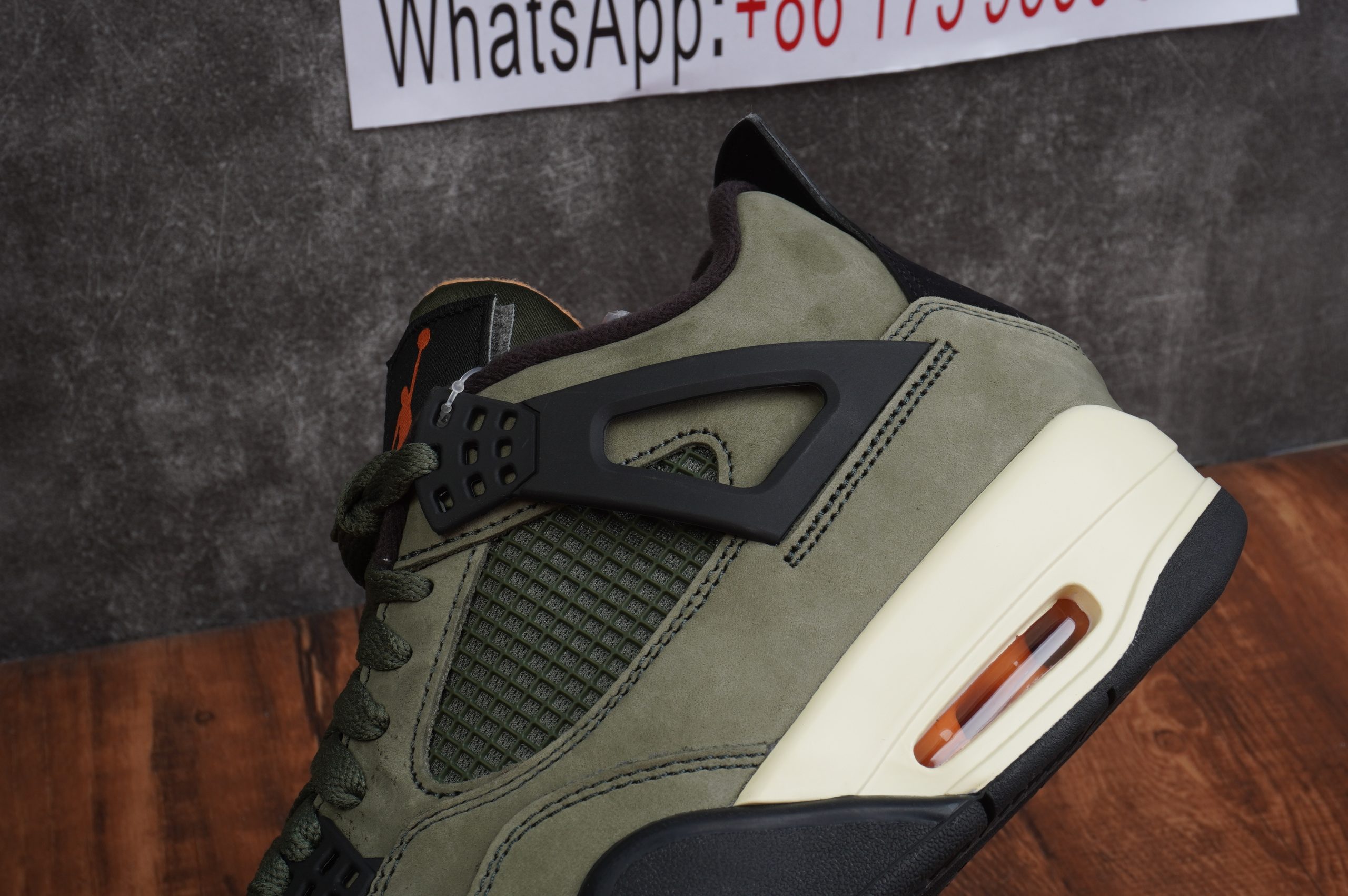 Jordan 4 Undefeated Travis Scott Olive