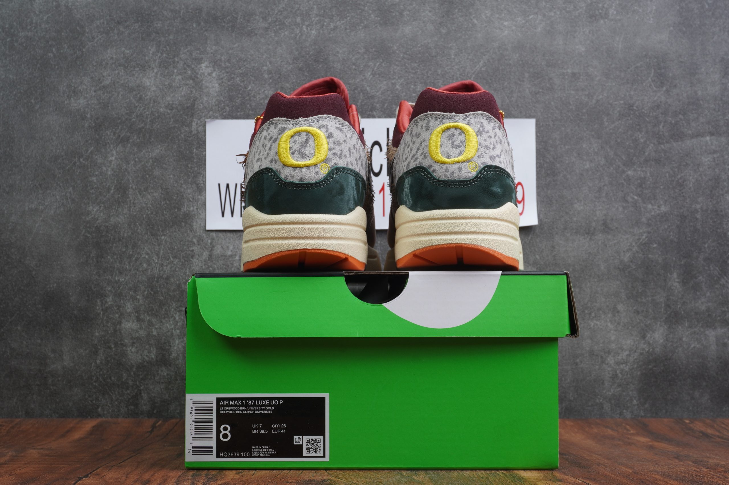 Nike Air Max 1 ’87 Luxe University of Oregon PE