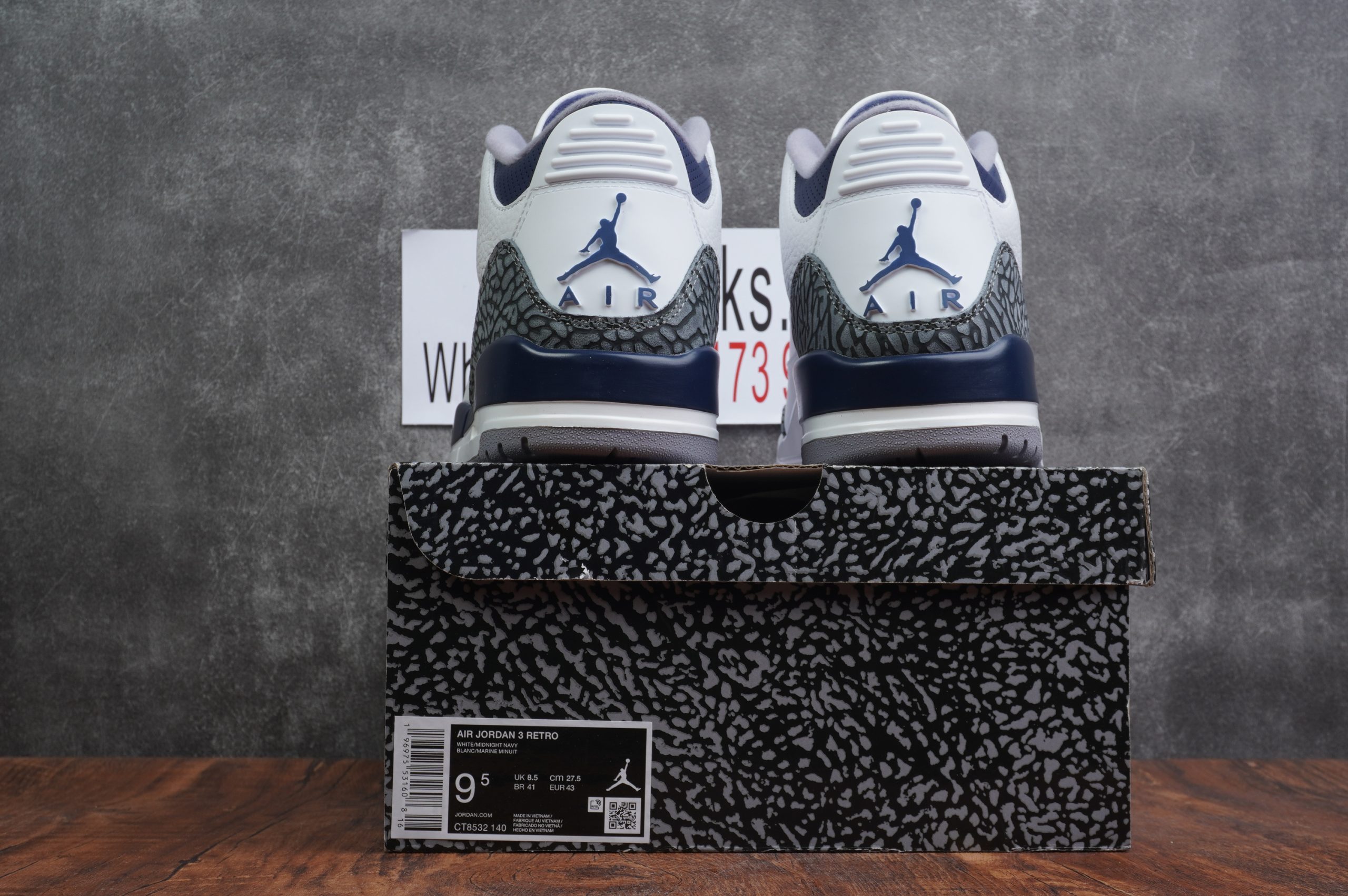 Air Jordan 3 Midnight Navy