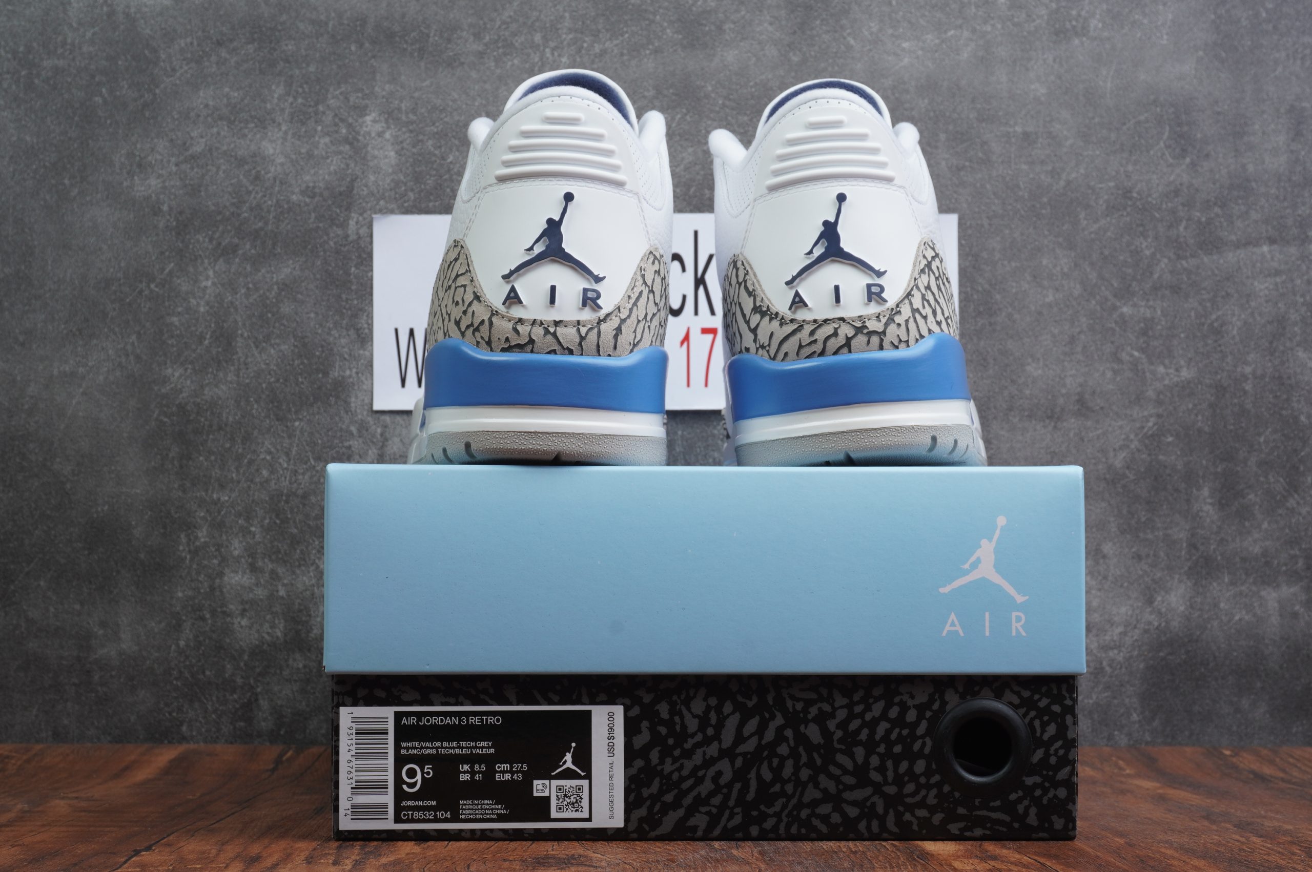 Jordan 3 Retro UNC