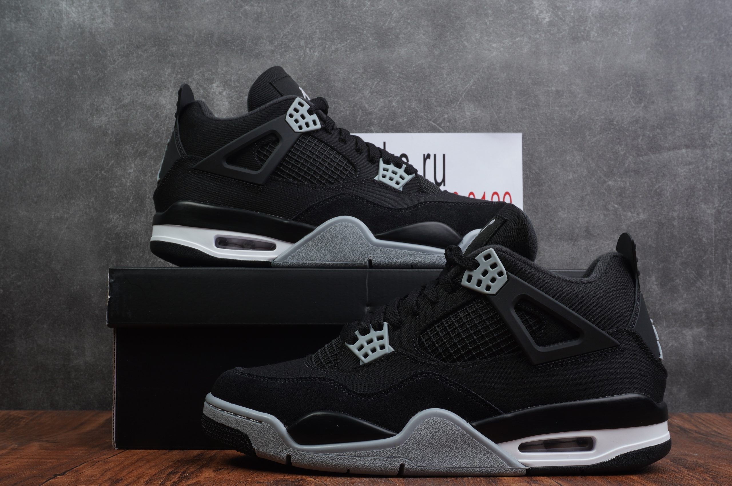 Jordan 4 Retro SE Black Canvas