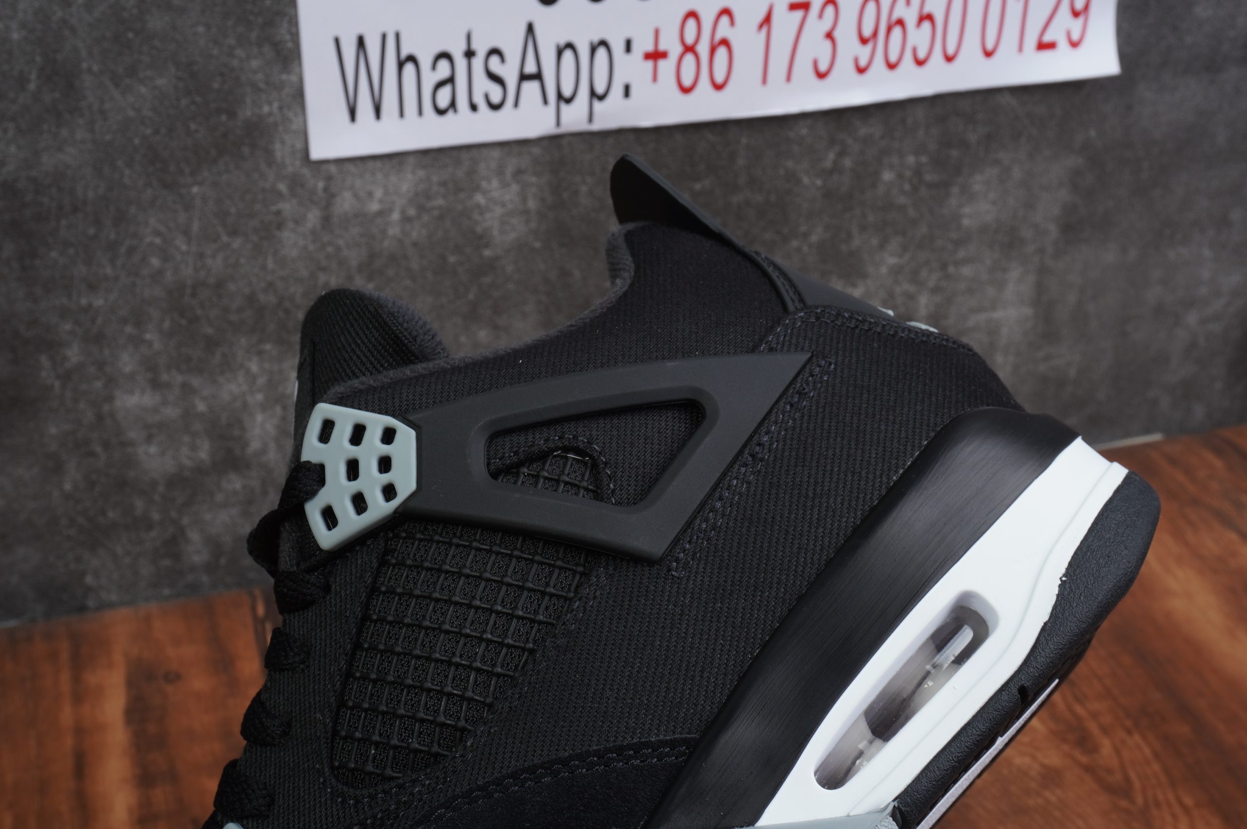 Jordan 4 Retro SE Black Canvas