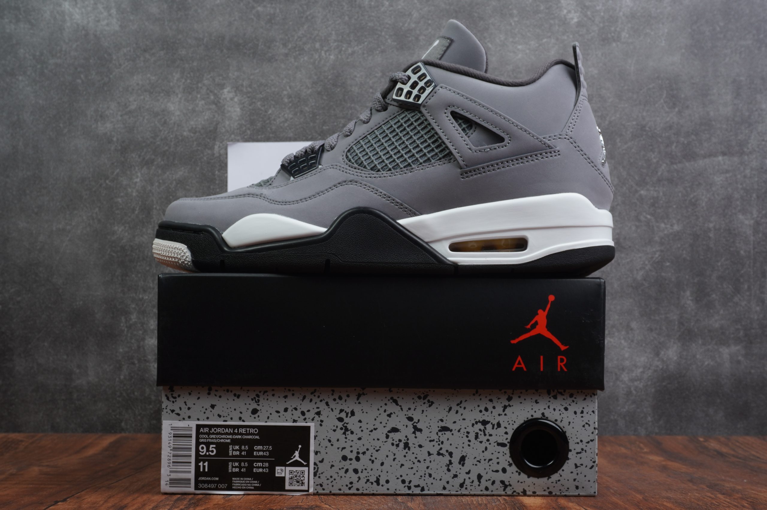 Jordan 4 Retro Cool Grey 2019