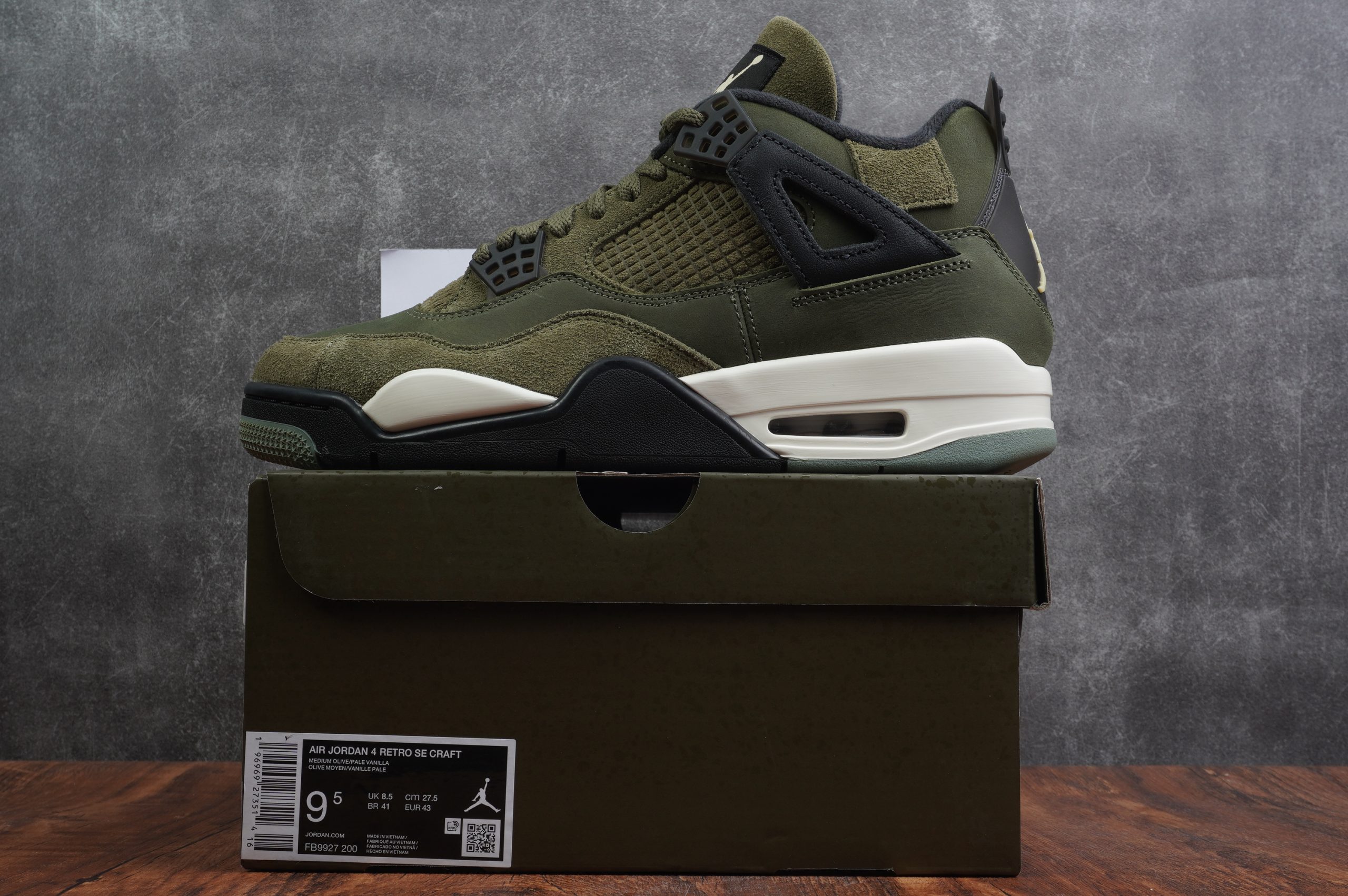 Jordan 4 Retro SE Craft Medium Olive