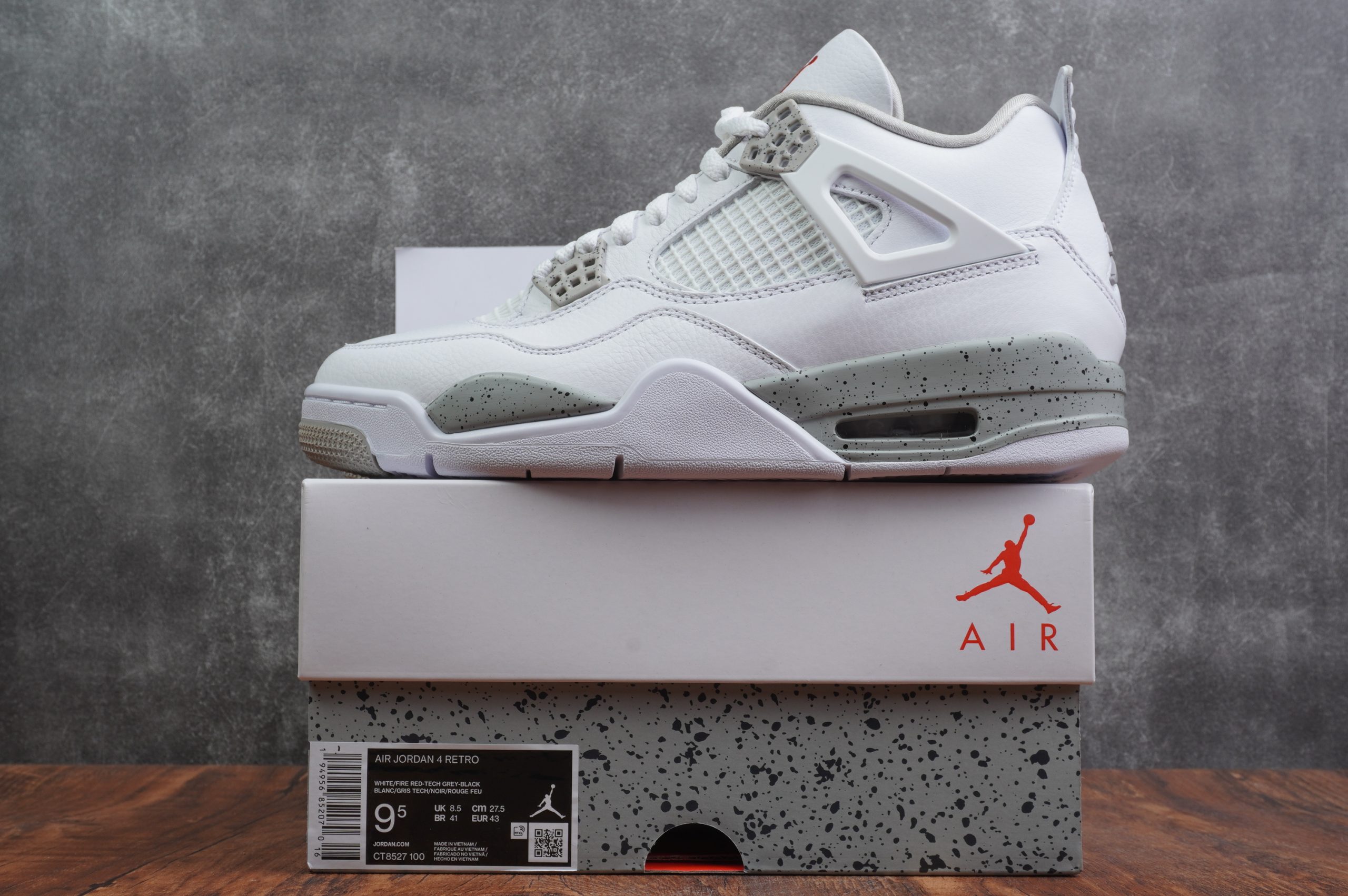 Jordan 4 Retro White Oreo 2021