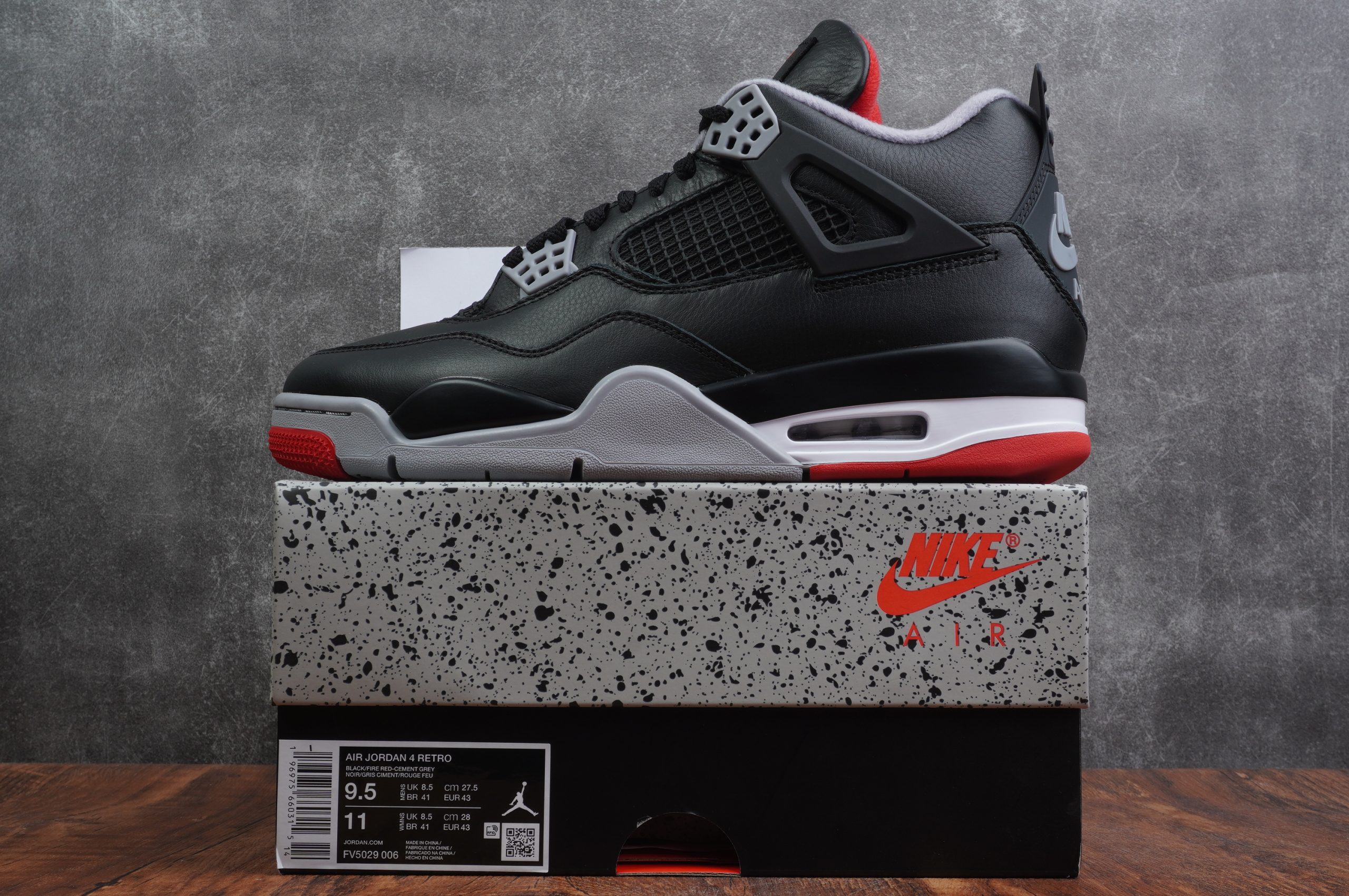 Jordan 4 Bred Reimagined