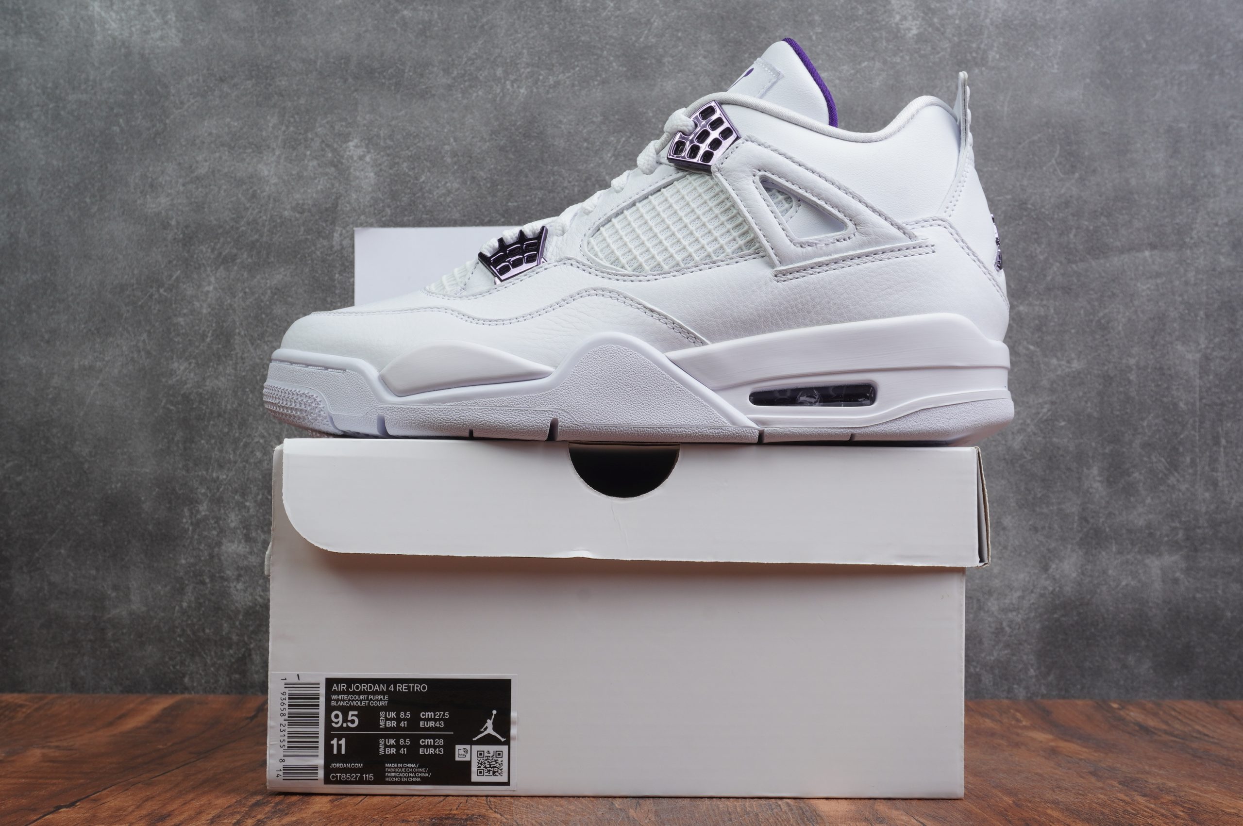 Jordan 4 Retro Metallic Purple