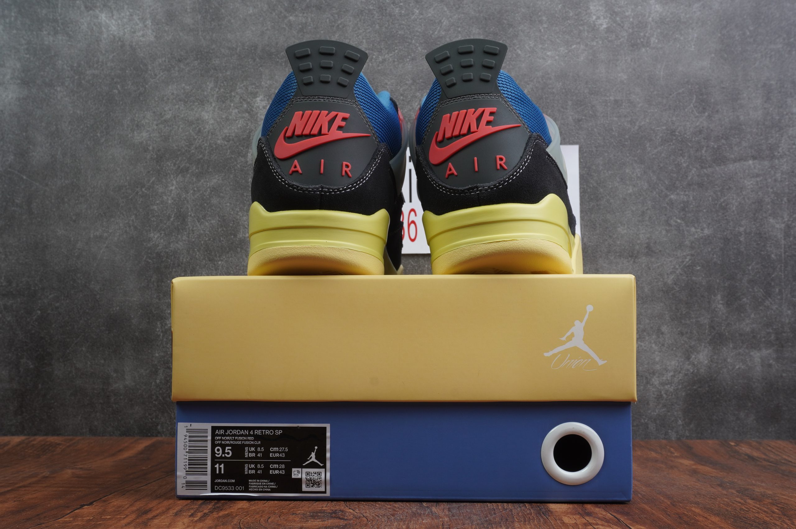 Jordan 4 Retro Union Off Noir