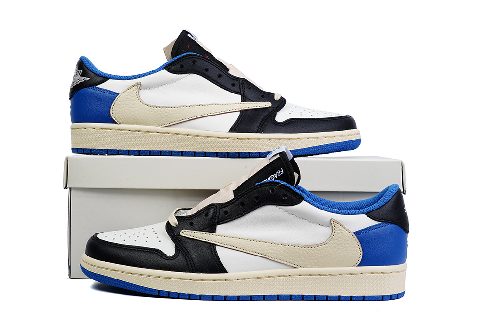 Jordan 1 Low Fragment X Travis Scott Blue