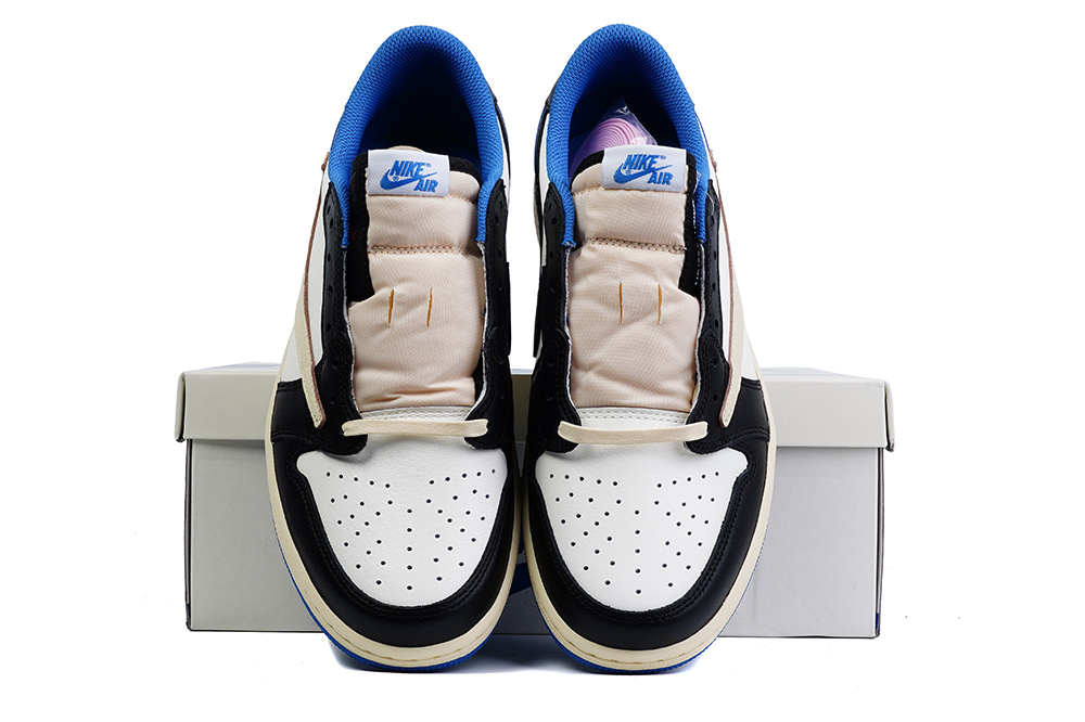 Jordan 1 Low Fragment X Travis Scott Blue