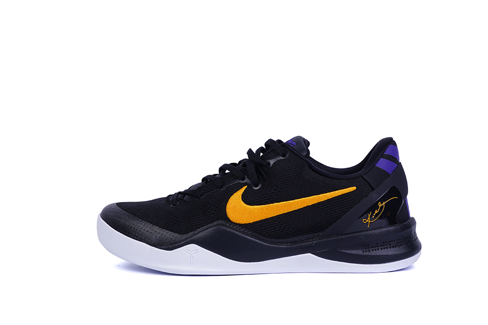 Nike Kobe 8 Protro Lakers Away Basketball Shoes Mens 15 Black Purple Gold