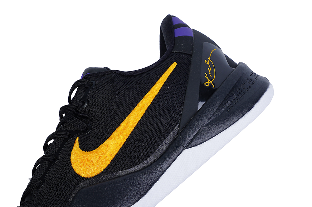 Nike Kobe 8 Protro Lakers Away Basketball Shoes Mens 15 Black Purple Gold